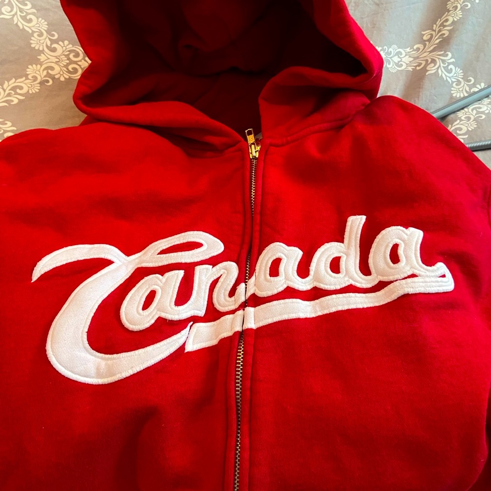Full zip cotton sweatshirt Womens